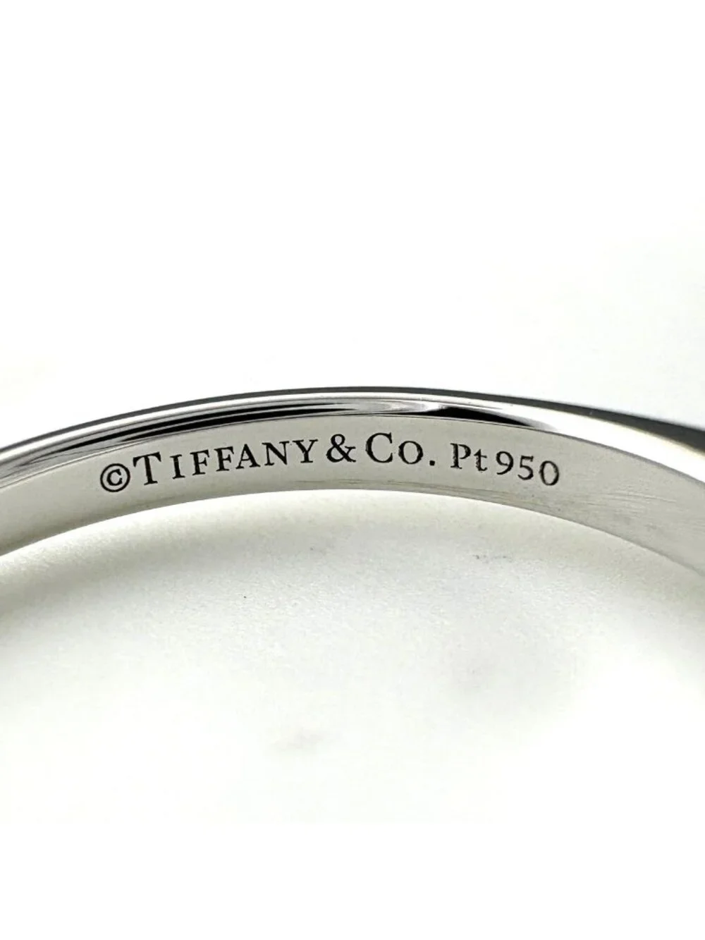 Tiffany & Co Solitaire Platinum Ring Diamond